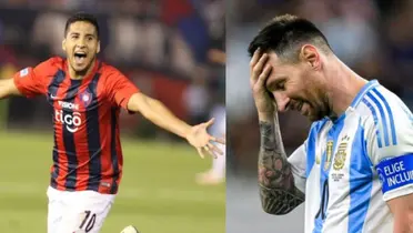 Cecilio Domínguez y Lionel Messi