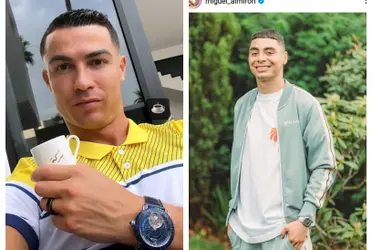 Cristiano Ronaldo, habitual en demostrar sus lujos y sus pertenencias, volvió a publicar su lujoso reloj mientras el paraguayo Miguel Almirón también luce productos de calidad.