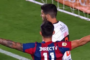 El atacante paraguayo de San Lorenzo tuvo un picante partido contra Platense.