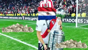 El defensor paraguayo que compró River Plate con la Copa Libertadores