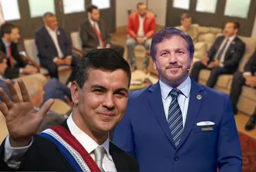El presidente del Paraguay se reunió con el mandatario de Conmebol