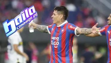 Juan Iturbe con la camiseta de Cerro Porteño