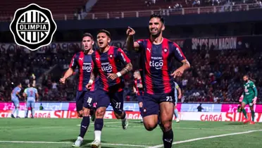 Jugadores de Cerro Porteño celebrando un gol