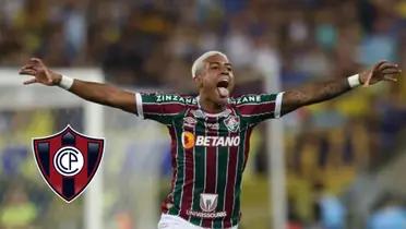 Kennedy con la camiseta de Fluminense