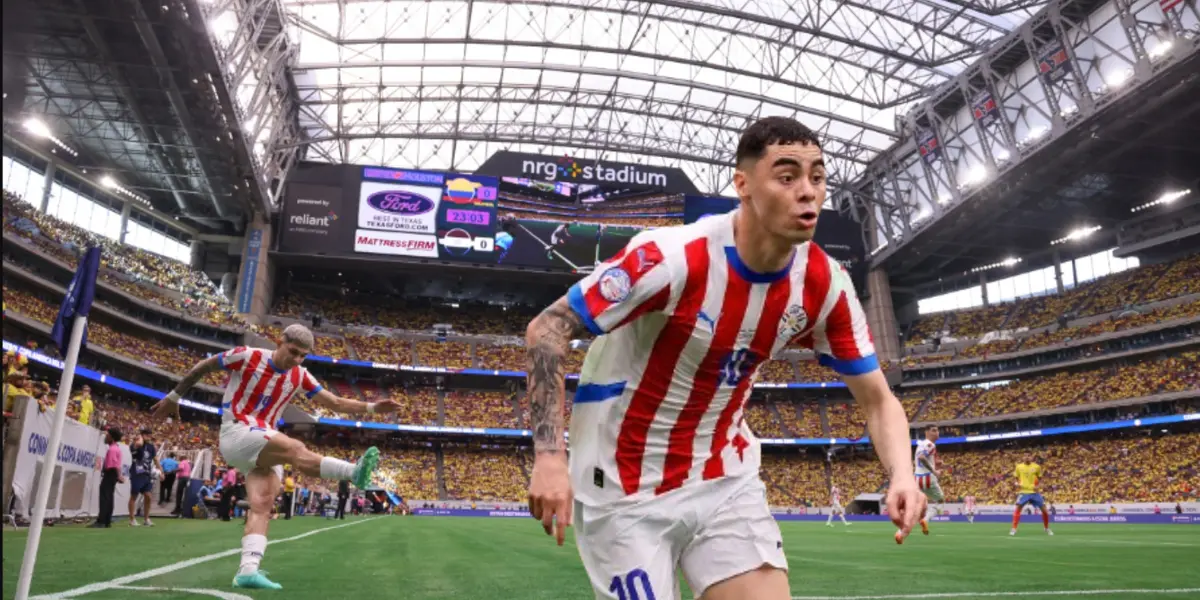 Juega en la Premier League y no puede parar la pelota; el video viral de Miguel Almirón en el debut de Paraguay