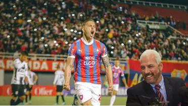 Robert Piris Da Motta festejando un gol