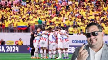 Rodrigo Nogués con la selección paraguaya