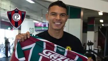 Thiago Silva con la camiseta de Fluminense