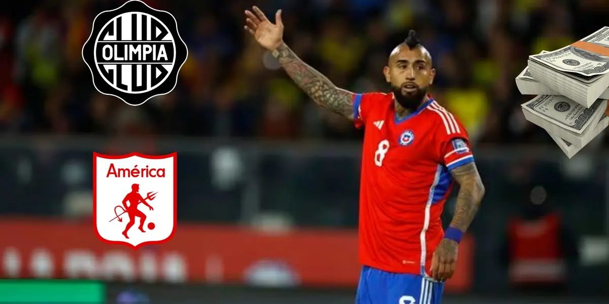 El chileno quiere un salario altísimo que el equipo colombiano tiene para cubrir