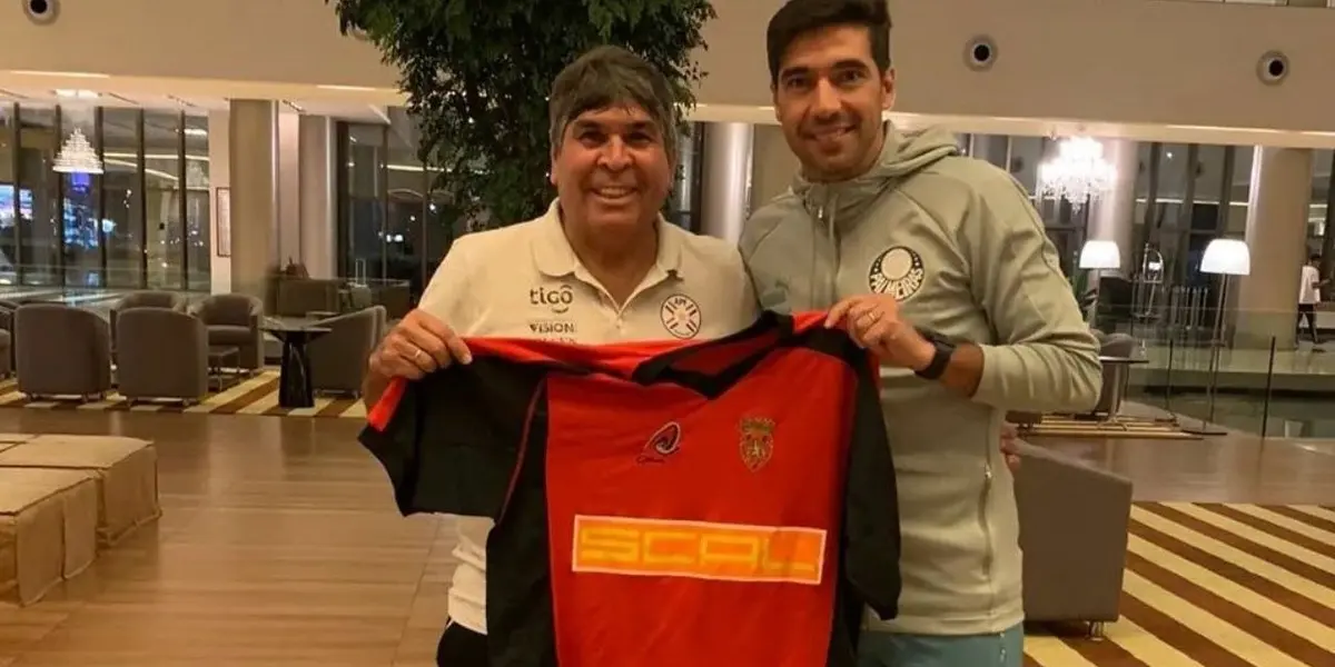 Abel Ferreira conoció al paraguayo Amancio Mereles, su ídolo de infancia cuando el delantero jugaba en Penafiel de Portugal.