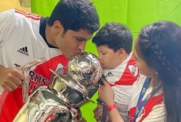 El ex Guaraní Robert Rojas alzó un nuevo trofeo con el River Plate de Argentina.