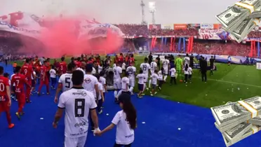 Entrada a La Nueva Olla de Cerro Porteño ante Olimpia