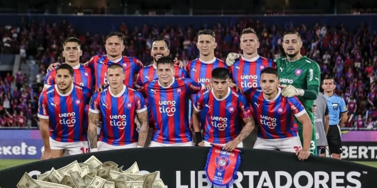 Equipo de Cerro Porteño en la Copa Libertadores