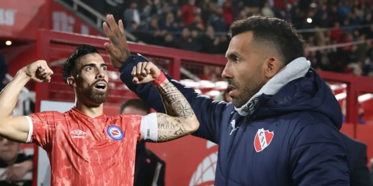 Gabriel Ávalos y Carlos Tévez