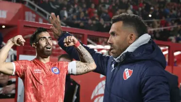 Gabriel Ávalos y Carlos Tévez