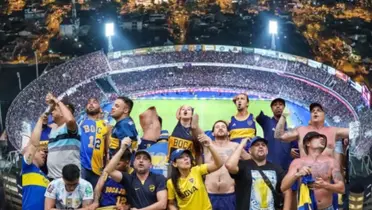 Hinchada de Boca Juniors y La Nueva Olla