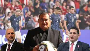 Juan José Zapag, José Luis Chilavert y Robert Harrison