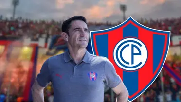 Manolo Jiménez en su presentación como nuevo entrenador de Cerro Porteño