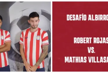 Mathías Villasanti y Robert Rojas protagonizaron un video sobre conocimientos del fútbol.