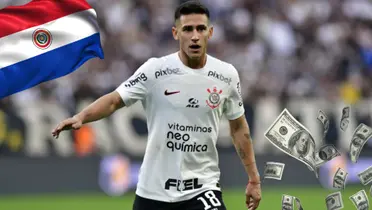 Matías Rojas con la camiseta de Corinthians