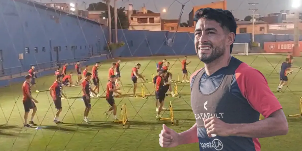 Pachi Carrizo, protagonista del entrenamiento