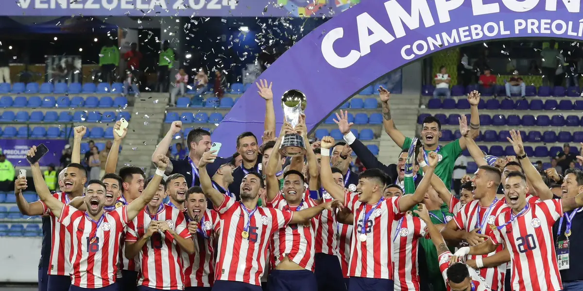 Paraguay logró levantar su segundo trofeo como campeón del Torneo Preolímpico 