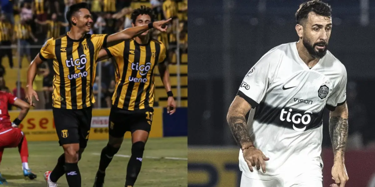 Walter González en Guaraní y Lucas Pratto en Olimpia